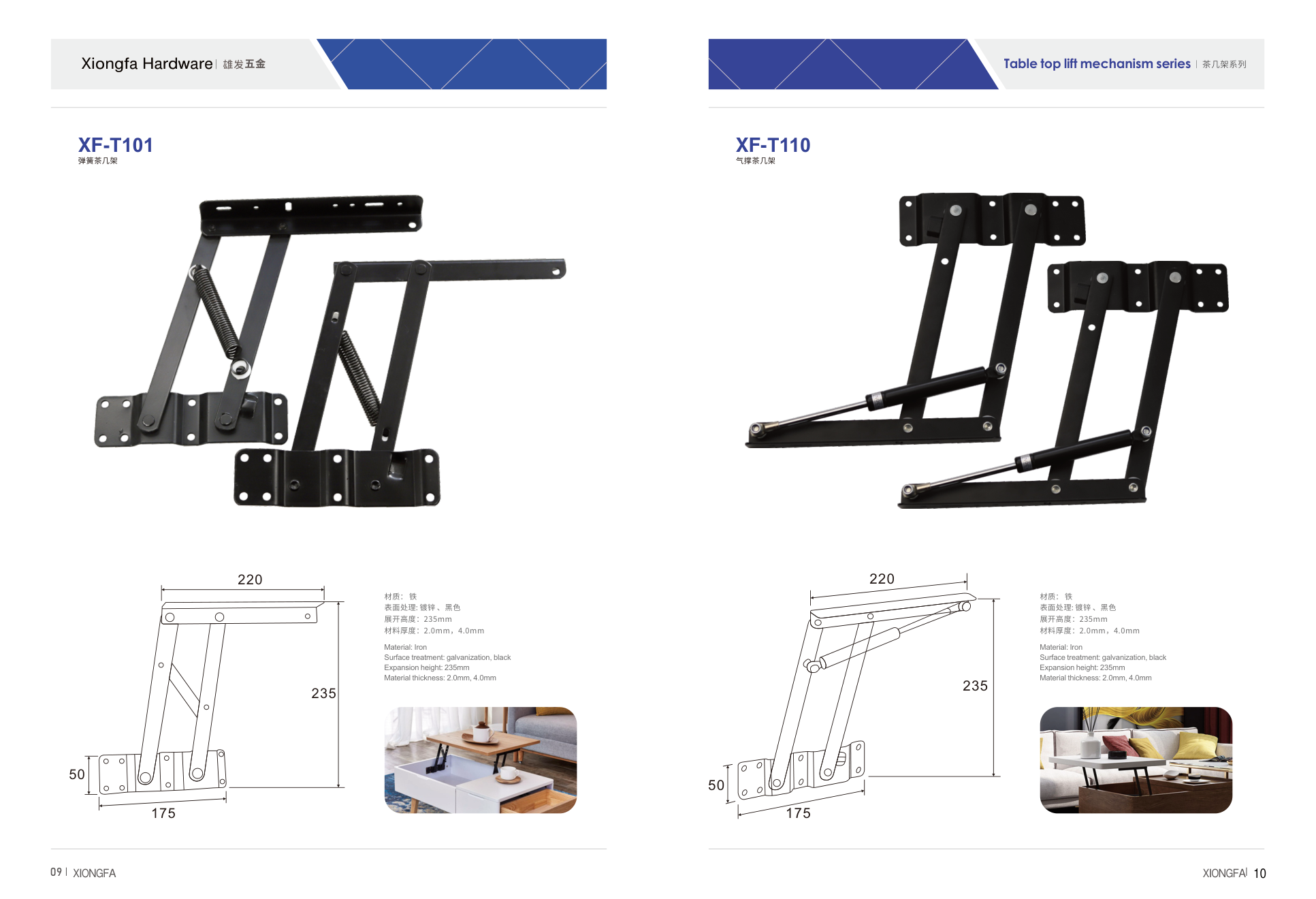 Table Top Lift & Bed Lift Mechanism