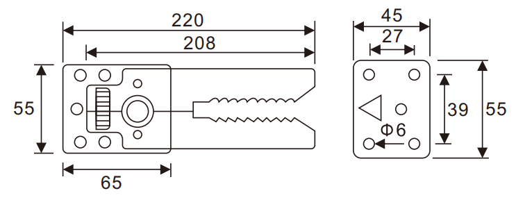 Product dimensions
