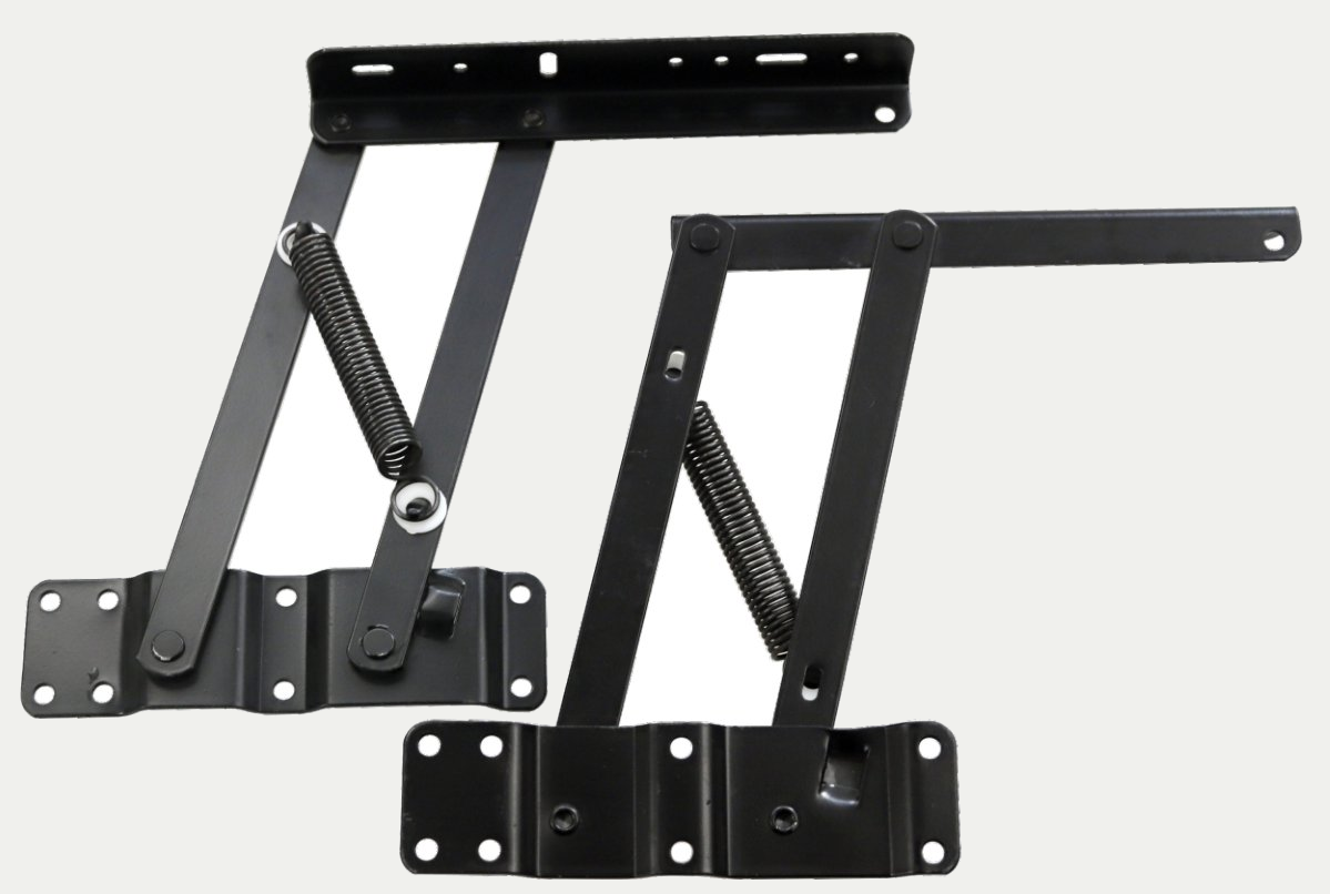 Spring coffee table lift frame