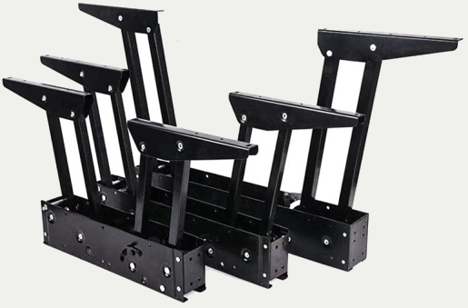 Folding table lift frame