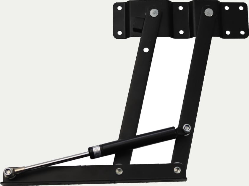 Gas spring coffee table frame