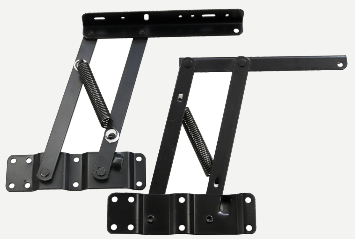 Spring coffee table lift frame