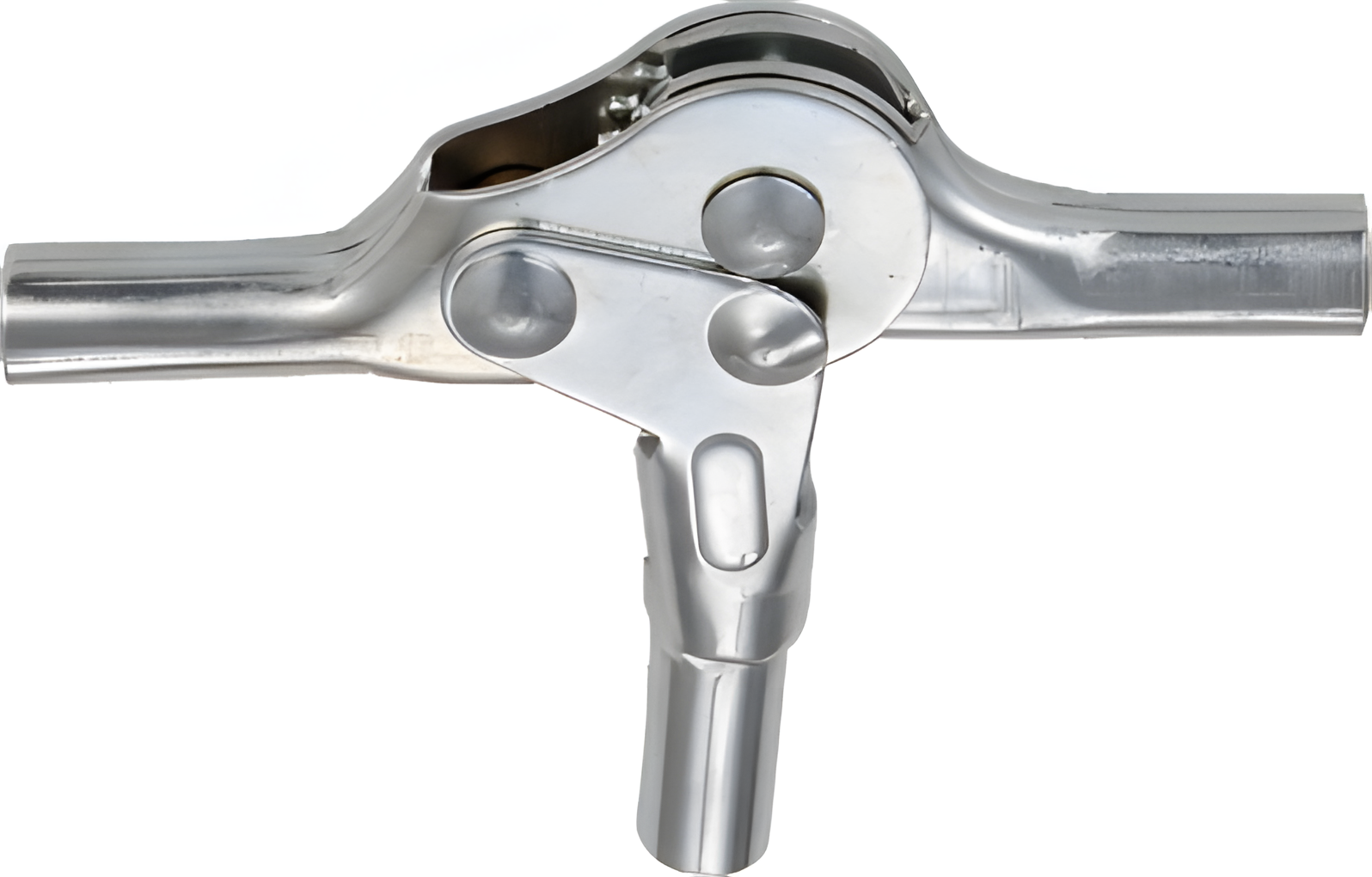 Three tube ratchet hinge