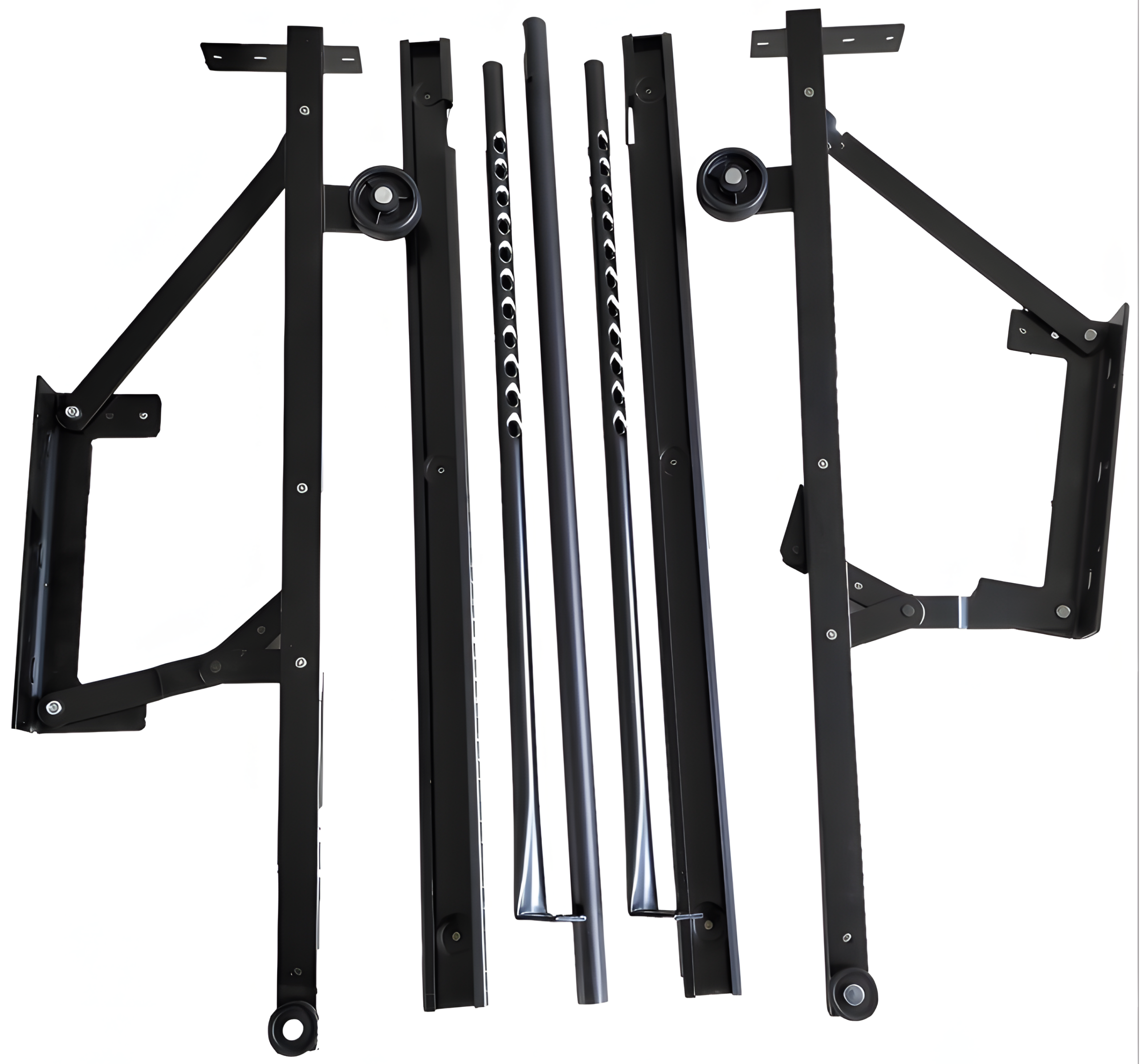 Pull out sofa bed mechanism (single wheel)