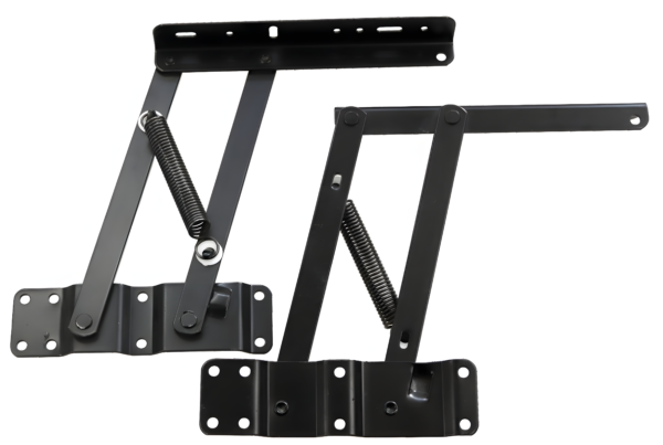 Spring coffee table lift frame