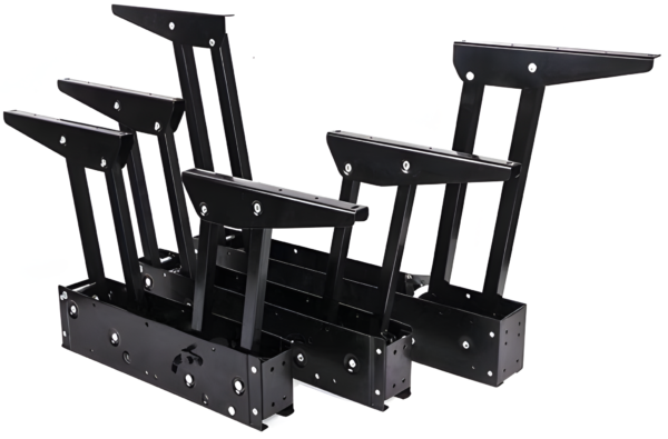 Folding table lift frame