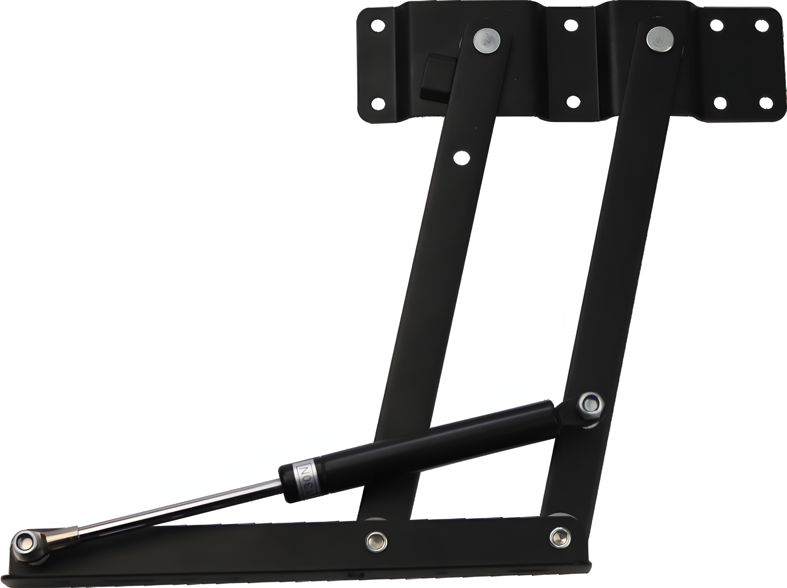 Gas spring coffee table frame